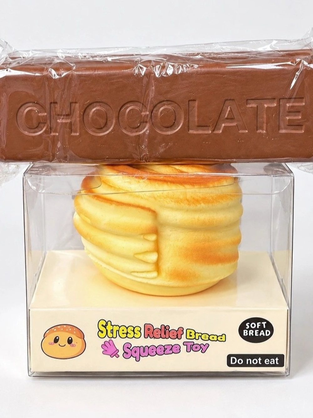 Stress Relief Bread Squeeze Toy Chocolate Bread Squeeze squishy Toys NWT-2